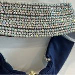 PREMIER AMOUR dark blue sleeveless semi formal dress size 14 Photo 2