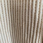 Splendid  Cream and Metallic Gold Knit Sweater Photo 7