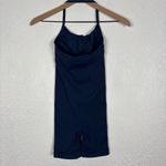 Madewell MWL Seamless Halter Biker Unitard in Classic Indigo Size XXS-XS Photo 3