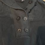 Banana Republic  stretch cotton black collared shirt size small Photo 1