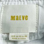 Anthropologie Maeve Women's Floral Buckle Skirt Black Size 6 Photo 4