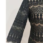 Jessica Howard  Women's Black Lace Shift Dress with Contrast Lining Size 8P Photo 5