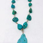 Sterling Silver Turquoise*,  choker necklace, 56.5g Photo 2