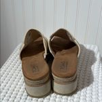 Toms Cream Mules Casual Slip-On Shoes Women's Adria Wedge Sandal Neutral 9 Photo 4