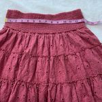 American Eagle  Outfitters Pink Smocked Skater Skirt Photo 4