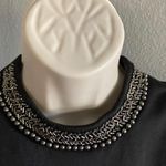 Socialite Embellished Neck Scuba Dress Photo 5