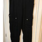 Xhilaration  black ankle cut cargo pants, size Small Photo 0