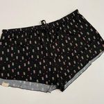 Salt Life  Shorts PJ Pajama Lounge Lightweight Soft Slinky Pineapples Black Photo 0