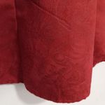 Wired Heart L Western Polished Cotton Laser Paisley Print Cowgirl Snap Shirt Red Size L Photo 1