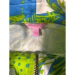Lilly Pulitzer  Skipper Popover Pullover Green Blue Print Size Small Photo 8