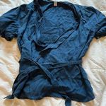 Old Navy NWT: Blue denim wrap blouse Photo 0