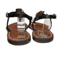 Sam Edelman  Gigi Flat Leather T-Strap Thong Slingback Ankle Strappy Sandals Sz 7 Photo 7