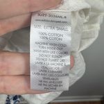 Solid & Striped Dress Women XS Blue White Eyelet Mini Ruffle Embroidery Preppy Photo 7