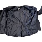 Calvin Klein  Zip Front Blazer Women's Size 14W Long Sleeve Structured Jacket Photo 2