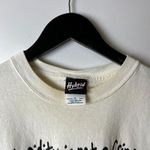 Vintage Stupidity Is Not a Crime T Shirt White Medium M Statement Graphic Tee Photo 5