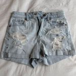 American Eagle Light Wash Distressed  Shorts Photo 0