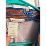 Vintage 70s Shaker Sport Long Sleeve Geometric Print Button Down Shirt Blue Size undefined Photo 7