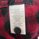 Beach Lunch Lounge Check Print Womens Button Front Long Sleeve Shirt Size Medium Photo 6