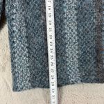 Vintage Jon Woods New York Blue Textured Knit Sweater Jacket Open‎ Front L/XL Size L Photo 6