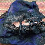 80s VTG VS PURPLE & BLACK LACE ONE PIECE BODYSUIT Photo 7