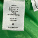 New York & Co Dress Sleeveless Kelly Green Eyelet Fit Flare Size 8 Medium EUC Photo 10
