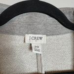 J.Crew  grey sweatshirt blazer jacket Photo 2