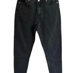 Princess Polly Black Straight-Leg Jeans Photo 0