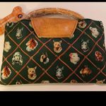 Two’s Company Green w Dogs Folding “Kennel Club” Travel Bag NWT Photo 3