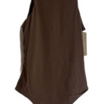 Skims Bodysuit Womens XS Brown Fits Everybody High Neck Snap Crotch Stretch Photo 0