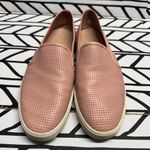 Vince  Blair Perforated Leather Pink Slip-On Shoes size 9.5 Photo 1