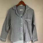 UGG  pinstriped 100% cotton button down pj top Photo 0