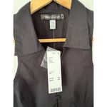 Urban Outfitters NWT Party Girl Sleeveless Shirt Vest XXS Black 90s Y2K Academia Photo 6