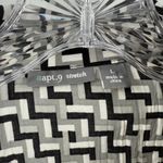 Apt. 9  Stretch Retro Gray Crinkle Y2K Collared Button Up Blouse Women's Large Photo 6