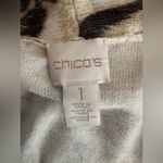 Chico's Long Cover Up Duster Cotton Shades of Brown Size 1 Large Photo 10