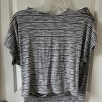 Fifteen Twenty  Charcoal and White Twist Blouse + Matching Skirt Set Photo 6