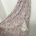 Lush Clothing NEW NWT LUSH Cream Ivory Pink Multi Floral Pleated Sleeveless Midi Dress Medium Photo 8