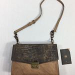 Frye Ella Flap Leather Shoulder Bag Brown Photo 3