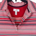 Lily’s Of Beverly Hills Sleeveless Collar Red Striped V Photo 2