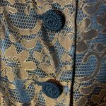 Maggy London Vintage 1990s Bronze Metallic Blazer 14 Photo 7