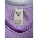 We The Free  Lavender Oversized Catalina Waffle Tunic Tee - Size - Small Photo 4