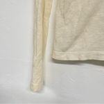 prAna  Cream Long Sleeve Women’s Henley Tee Shirt Blouse S Photo 1