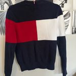 Tommy Hilfiger Women's Crewneck Sweater - Navy, Red, White Photo 2