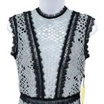 Alexis NEW Donatello Lace Crochet Sheath Midi Dress High Neck Sleeveless Small Photo 92