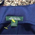 Wild Fable Navy Satin Square Neck Bell Sleeve Mini Dress Photo 6