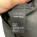 & Other Stories & Other Stories Dress Tunic Short Sleeve Lace-Up Neckline Black Size US 10 Photo 7