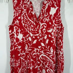 Chico's Chico’s Cotton Sleeveless Handkerchief Bottom Top Size 1/Small 8 Photo 0