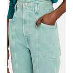 Isabel Marant ÉTOILE Tucson Cropped Straight-Leg in Celadon Photo 2