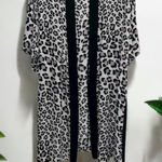 Victoria's Secret Victoria’s Secret Kimono Robe Womens Size M/L Leopard Print Short Sleeve Photo 0