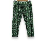 Constantly Varied Gear CVG Venom Snakeskin Green Capri Crossfit Leggings Sz L‎ Size L Photo 4