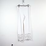 Sagaie Paris Vintage White Crochet Lace Trim Pants Size 6 Photo 6